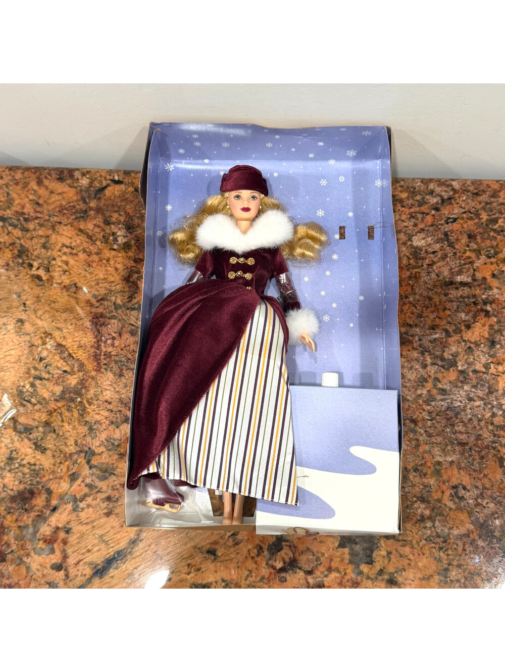 Vintage Special Edition 2000 Mattel Victorian Ice Skater Barbie Doll